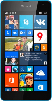 Microsoft Lumia 535 Dual Sim Cyan